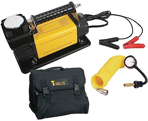 T-Max 160 l/min Air Compressor Tyre Pump, for 4x4 Off Road Car Van Truck