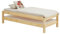 IDIMEX Stapelbett RINO 80x200 cm aus Kiefer Massivholz, Kinderbett mit Gästebett aus massivem Holz, platzsparendes Stapelbett Massivholzbett in Natur
