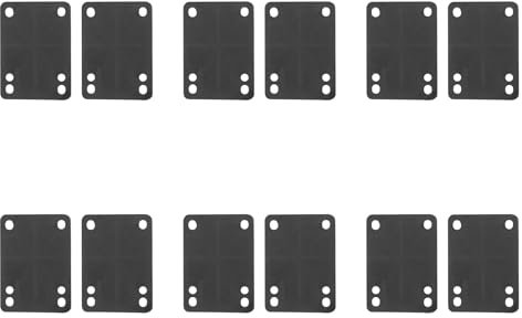 Tyatocepy Gummi Skateboard Riser Pad 1/8 3mm Packung mit 12