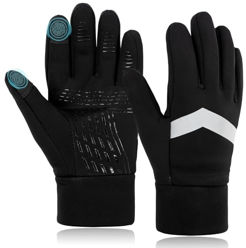 Guantes para niños, impermeables, para invierno, Softshell, cálidos, antideslizantes, a prueba de viento, guantes térmicos para niños, guantes de ciclismo de forro polar, resistentes al agua, guantes