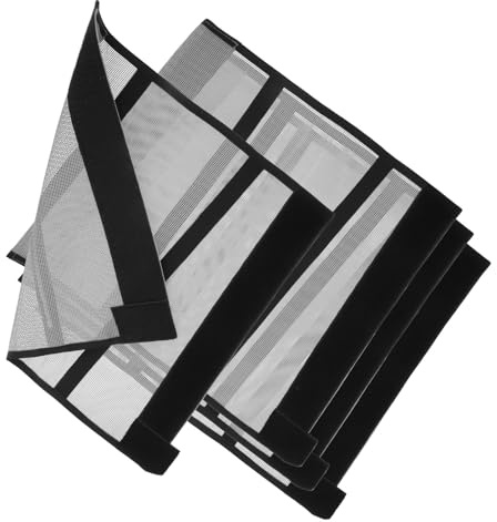 Kichvoe Bottes Anti-mouches pour Chevaux en Maille Plastique Respirante, Lot de 4, Protection Jambes Chevaux Mouches et Fatigue, Bottes de Soin Confortables pour Élevage et Compétition