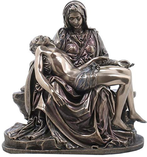 Statue Pieta - Sculpture en bronze coulé à froid - Magnifique