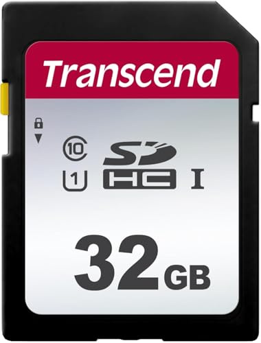 Transcend SDC300S - Tarjeta de memoria SDHC de 32 GB, color plata