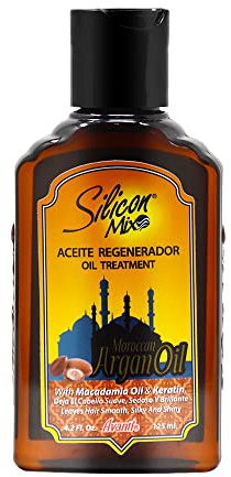 Silicon Mix - Aceite Regenerador con Aceite de Argán - Unisex - 125 ml - Reparación y Brillo Inmediato para Cabello Seco o Maltratado