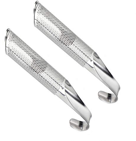 Feixiangge Infusor de té, coladores de té de acero inoxidable colador de infusor diseño de tubo de té bloqueo cuchara infusor filtro reutilizable té colador suministros de cocina