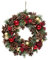 Atmosphera - Couronne de noël Houx étoile d35cm