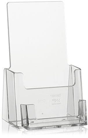 2 pezzi taymar Pack taymar DIN lungo (DL) - Espositore da tavolo con porta biglietti da visita