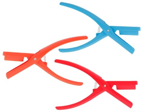 ABOOFAN 3 Pièces Outil Éplucheur de Crevettes Décortiqueur de Petite Écrevisse Portable Accessoire de Cuisine Pratique pour Éplucher Fruits de Orange Bleu