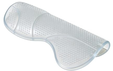 Sharplace Tapis de Selle Universel en Gel de Silicone, antidérapant et Absorbant Les Chocs, pour Chevaux Western, entraînement, randonnée et Dressage, Blanc Clair