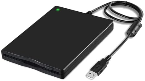 NONDK Extern 1,44 MB USB 3,5- FDD-Diskettläsare Bärbar för PC-Bärbar Dator Stationär Diskettenhet
