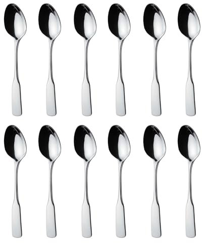 GRÄWE Espressolöffel 12 Stück, Mokkalöffel aus Edelstahl 18/10, Klassisches Design, Kleiner Löffel für Espresso, Handpoliert & Spülmaschinengeeignet