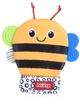 Nuby Happy Handimals Teething Mitten- Bee