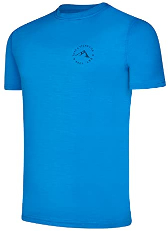 Black Crevice herr Black Crevice Merino T-shirt för män T-tröja