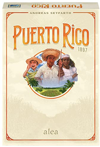 Ravensburger - Alea Puerto Rico 1987, Brettspiel für die ganze Familie, 2-5 Spieler, Geschenkidee für Erwachsene und Jungen ab 12 Jahren, italienische Ausgabe