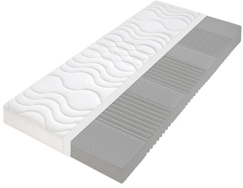 BeCo Matratze, Medibett Standard KS, Komfortschaum, Oeko-TEX Standard 100, Made in Germany, 100 Nächte Testschlafen (H4 (101-120 kg), 90 x 200 cm)