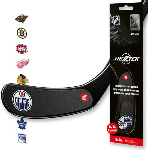 Rezztek NHL Edition bladhandtag Junior – alternativ till hockeyklubbeband – kraftfullt handtag för hockeyklubbslevar (svart, San Jose Sharks)