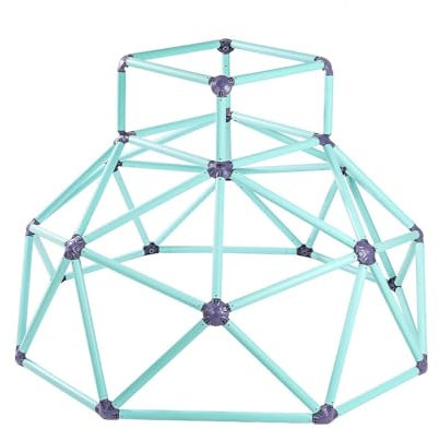 YULEYU 6FT Climbing Dome, Geometric Tower Climber Playset, Toddler Climbing Frame Jungle Gym Supports 500LBS Load-bearing Capacity, Outdoor Play Equipment for Kids Age 3+ (Blue)