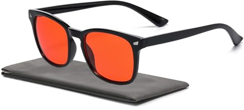 Blue Light Blocking Gaming Glasses - Anti Glare, UV400 & Sleep Support for Esports | PC/Console/TV Use (Unisex)