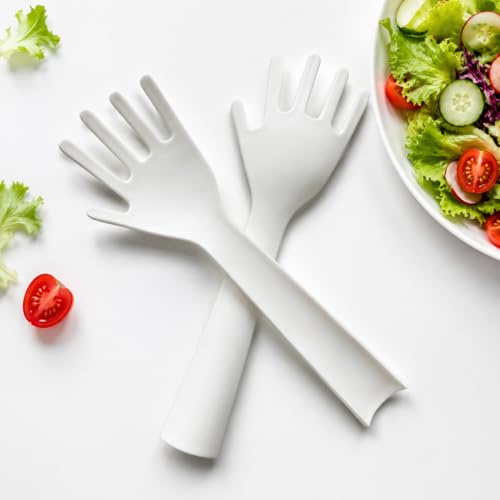 Yaxloi 2 stycken salladsbestick, roligt salladsbestick, händer, roligt