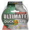 Duck Tape Ultimate Gewebeband, silberfarben, 50 mm x 25 m, das ultimative, hochfeste, wasserdichte Gaffer- und Reparaturband, Gewebeband