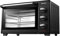 Horno de microondas en plata Tact Premium convección halógena horno ideal para asar, hornear, estética y práctica