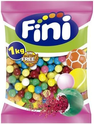 BOLAS CHICLE | Chicles en bolos en diferentes tamaños| Surtido de deliciosos sabores| Reposición (1 kg, 16 mm)