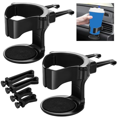 ASelected 2 Stück Getränkehalter Auto Becherhalter Auto universeller Dosenhalter Expander-Becherhalter fürs Auto Becherhalt für Kaffeetassen Getränke Aschenbecher