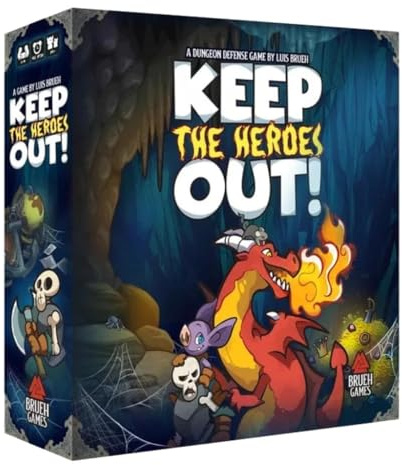 Keep the Heroes Out! - Engelsksprakigt Asymmetriskt Kooperativt Dungeon Defense Brettspel