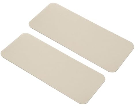 QUARKZMAN 2 Piezas Formador de Base de Fieltro, Base Rectangular para Bolso 14.6x6.7 Pulgadas, Insertos para Refuerzo de Bolsos con Esquinas Redondeadas Color Beige
