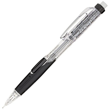 Pentel Twist-Erase Click Mechanical Pencil, (0.7mm) Assorted Barrel Colors, Color May Vary, Box of 12 (PD277TA)