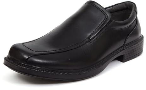Deer Stags Men's Greenpoint Dress Shoes Comfortable Slip On Formal Loafers for Weddings, Church, Office, Prom / Black / Men’s 12 Medium