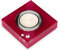 My IMPLEXIONS Moderner Teelichthalter Simply 2 veredelt mit Swarovski Kristallen/Stilvolle Tischdeko (Fuchsia)