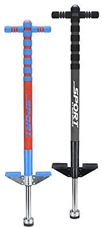 New Bounce Soft, Easy Grip Sport Pogo Stick- 2 Pack Combo Set