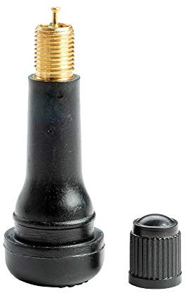 Perfect Equipment 100x Autoventil Gummi TR414 | Gummiventil unmontiert | Ventilkappe Reifen Ventilaufsatz Autoventil | Ventil Autoreifen