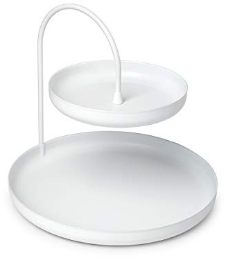 Umbra Tiered Accessory Organizer, White, Normal