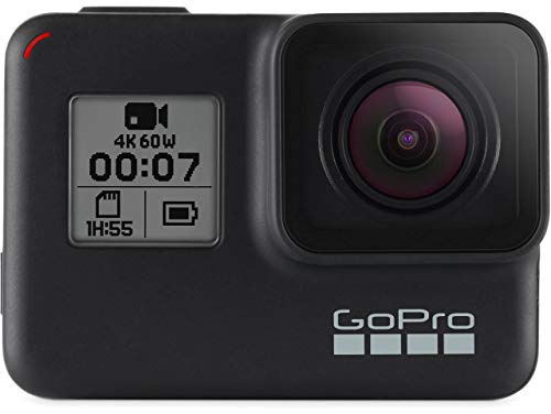 GoPro HERO7 Black — Waterproof Digital Action Camera with Touch Screen 4K HD Video 12MP Photos Live Streaming Stabilisation