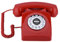 ASHATA Retro Telefon, Vintage Antike Telefon Vintage Schnurgebundenes Analog-Telefon,Klassisch Multifunktion Home Telefon Festnetztelefon mit Wählscheibe Reserve (Rot)
