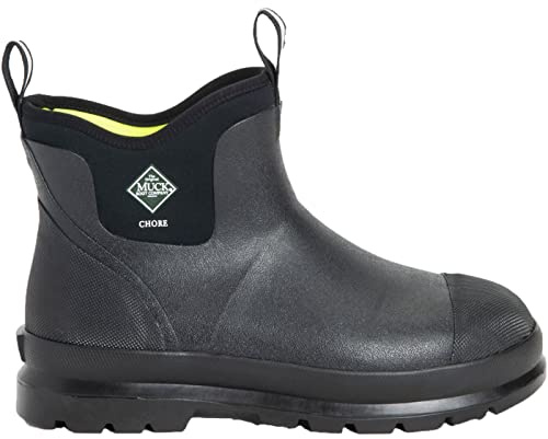Muck Boots Men's Chore Classic Chelsea Pull On Waterproof Ankle Boot, Black, 9