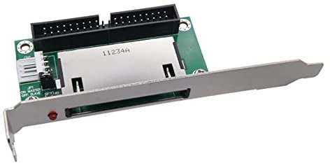 WANGCL CF Card Adapter CF to IDE Converter 40 Pin IDE 3,5 Pollici Adattatore Maschio con Staffa PCI