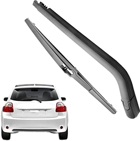 Scheibenwischer Für Auto Scheiben Wiper Blades Für Auris E150 Hatchback 2007-2012 Wischerblatt Vorne Wischblätter Gummi Windshield Wipers 650mm+400mm fit U J Hakenarme,Rear window wiper+wiper arm