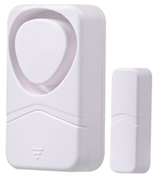 Jenbnoau Capteur de Cambriolage de FenêTre de Porte Sans 4 Modes Alarme DéTecteurs D'Ouverture de Porte CongéLateurs Rappel de Fermeture Protection de SéCurité Blanc