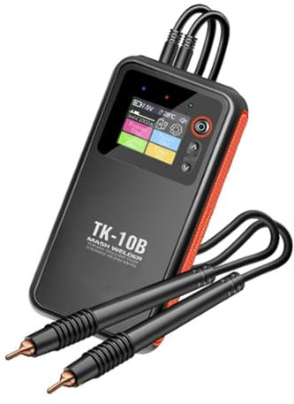 Yominerr Poste à Souder par Points Numérique Professionnel TK-10B avec Affichage à Main pour la Soudure D'Accumulateurs 18650. Outil de Soudage DIY Compact.