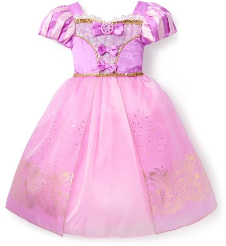 Disney Store Official - Rapunzel - Neu verföhnt - Rapunzel - Kostüm für Kinder - Lilafarbenes Disney Prinzessinnen Kleid für Partys, Rollenspiele und Halloween, 5-6 Jahre