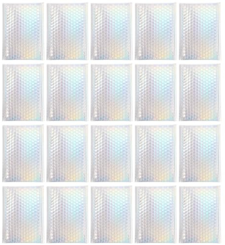 DOITOOL Sac À Bulles Imperméables 20 X 15 Cm Enveloppes D’Expédition Rembourrées Film Léger Lot De 20 Pour Courrier Et Cadeaux