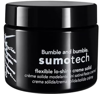 Bumble and bumble. Sumotech Flexible Hold Cream Solid | Pliable Texture, Flexible Hold + Lo-shine Finish | For Short to Medium Hair Styles | Fine to Medium Wavy, Straight Hair Types, 1.5 Ounce