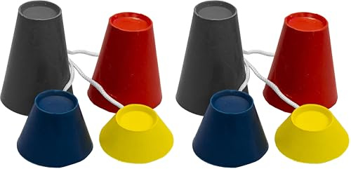 Longridge Jumbo Rubber Winter Golf Tees (4 PK) - Multi-Colored,