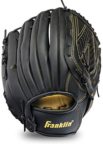 Franklin Sports 13.0 PVC FLDMSTR Gold BBG REG, Negro y Dorado, 13 Right-Handed Thrower