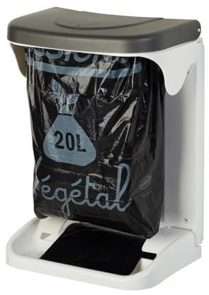 ROSSIGNOL Poubelle intérieur placard cuisine 20L avec dérouleur de sac - INO