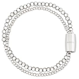 Breil, Collezione Magnetica System, Bracciale Donna Small Petite Bulle Dorè in Acciaio Lucido Effetto Specchio, Pratica Chiusura con Magnete, Misura 19,5 Cm, Idea Regalo Donna