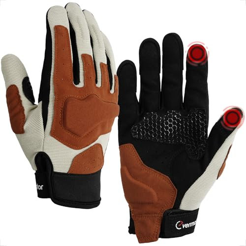 evermotor Sommer Motorradhandschuhe – Professionelle Sport-Handschuhe für Motorrad, Motocross, Roller, Moped, Quad, ATV und Mountainbike, XL